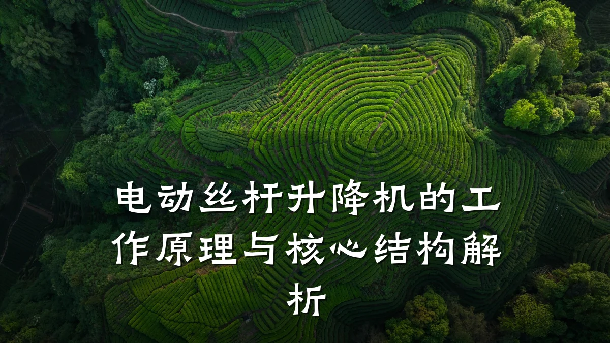 电动丝杆升降机的工作原理与核心结构解析