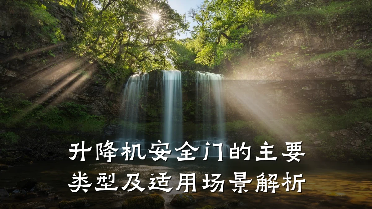 升降机安全门的主要类型及适用场景解析