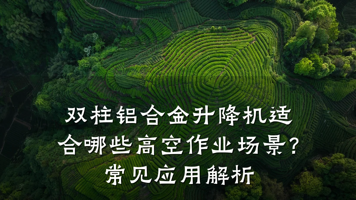 双柱铝合金升降机适合哪些高空作业场景?常见应用解析