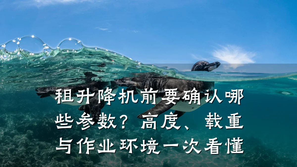 租升降机前要确认哪些参数?高度、载重与作业环境一次看懂