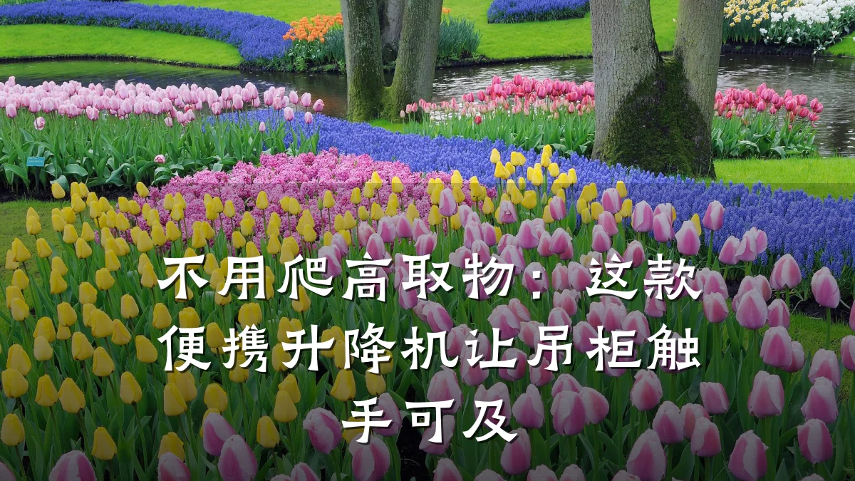 不用爬高取物:这款便携升降机让吊柜触手可及