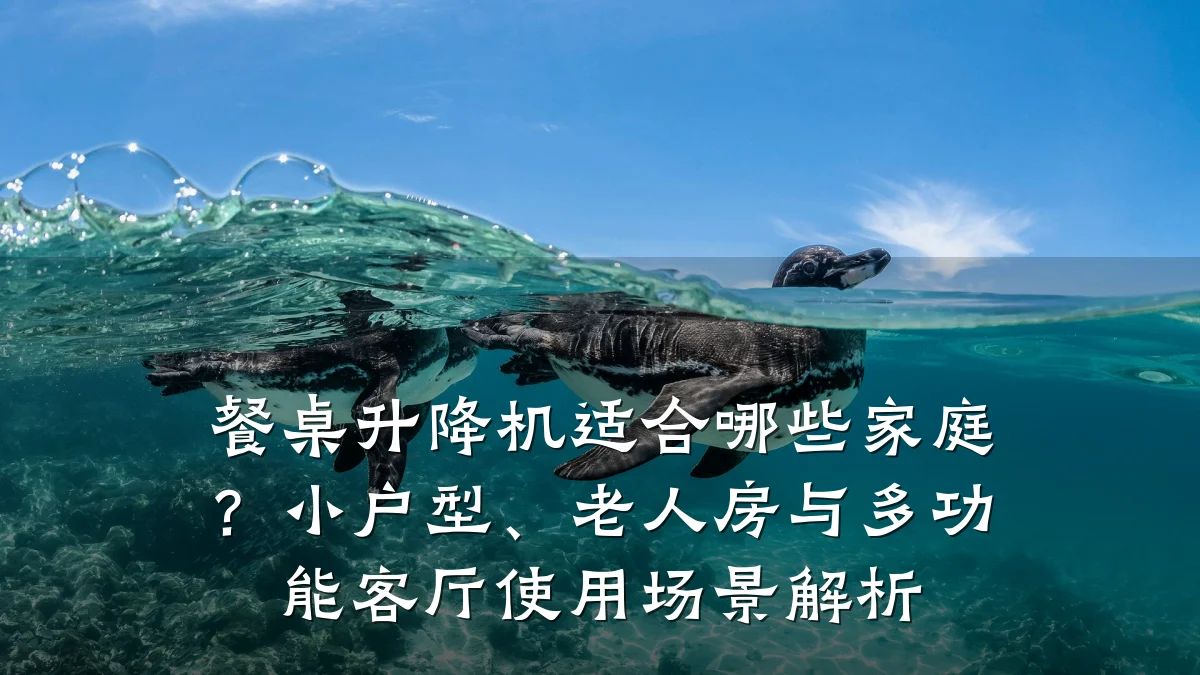 餐桌升降机适合哪些家庭？小户型、老人房与多功能客厅使用场景解析
