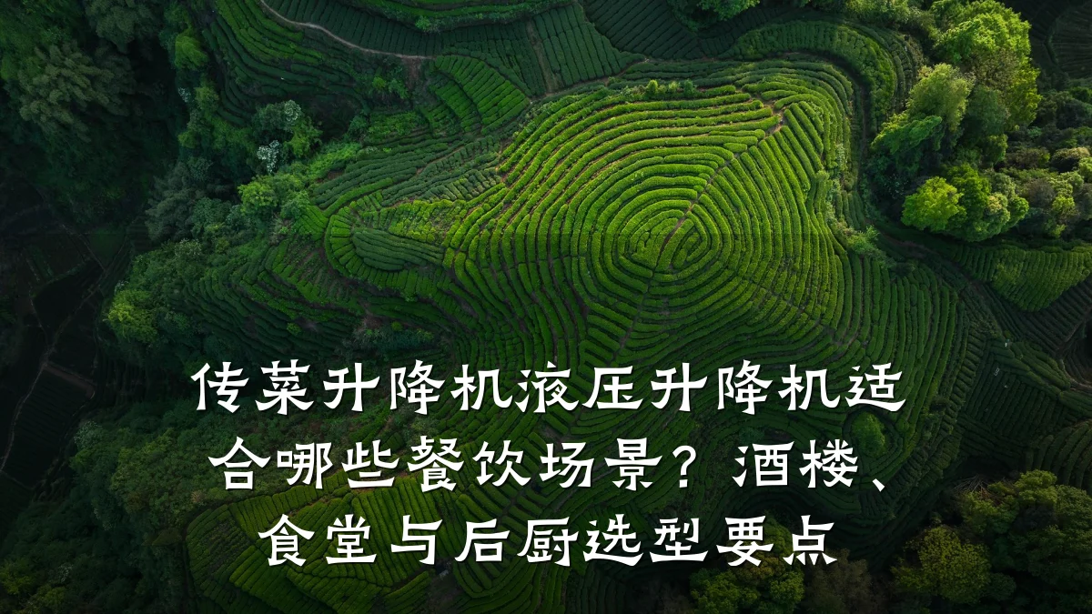传菜升降机液压升降机适合哪些餐饮场景?酒楼、食堂与后厨选型要点