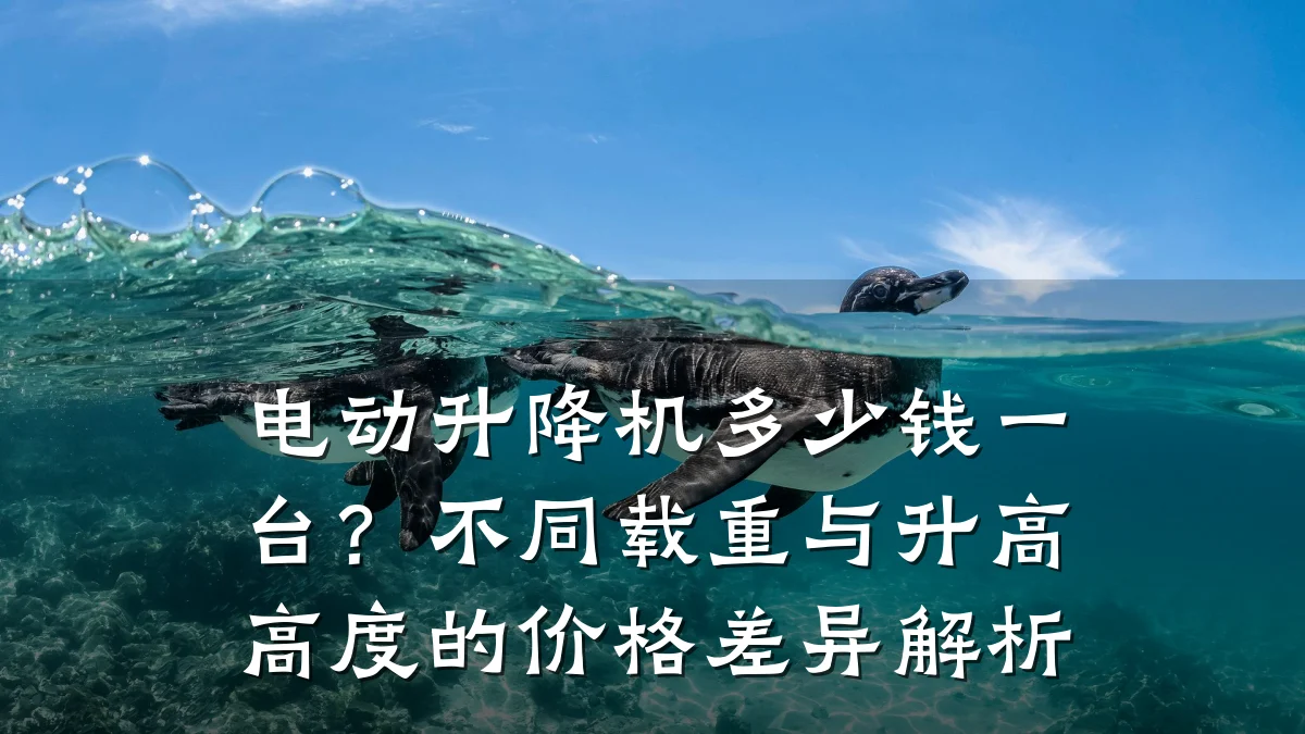 电动升降机多少钱一台?不同载重与升高高度的价格差异解析