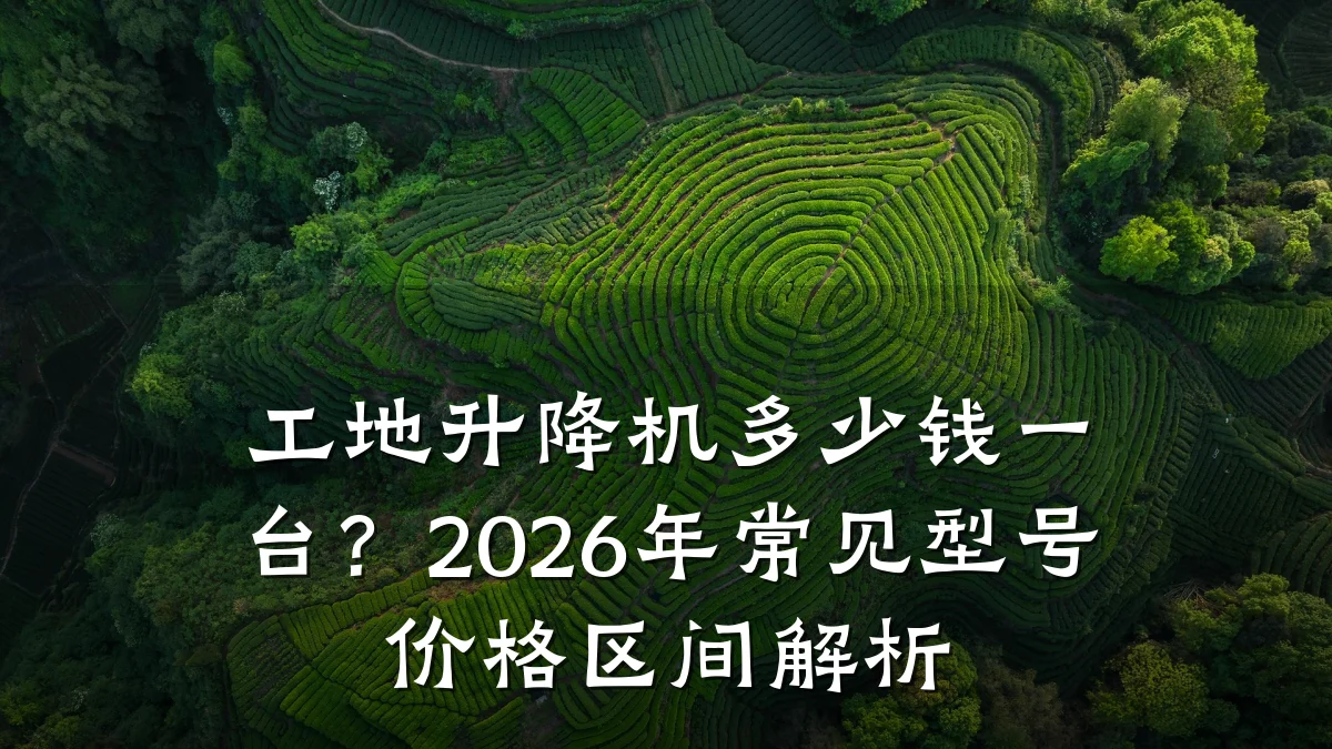 工地升降机多少钱一台?2026年常见型号价格区间解析