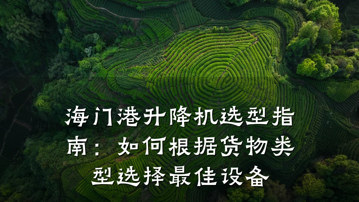 海门港升降机选型指南:如何根据货物类型选择最佳设备