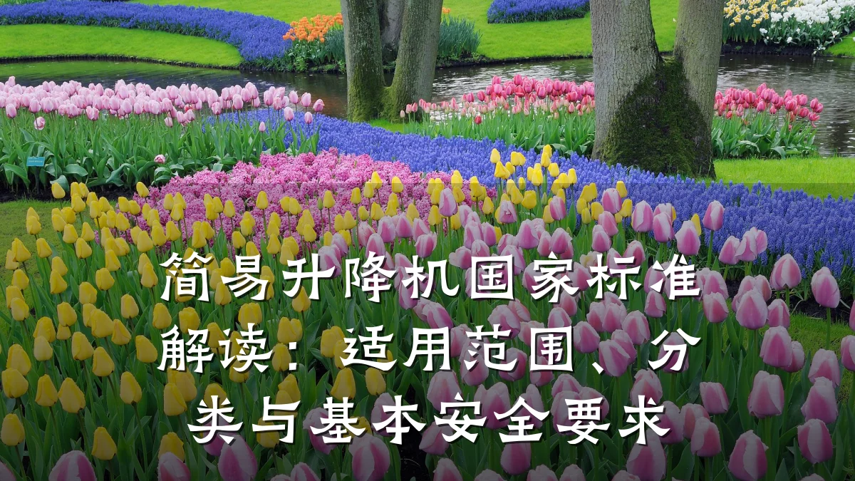 简易升降机国家标准解读：适用范围、分类与基本安全要求