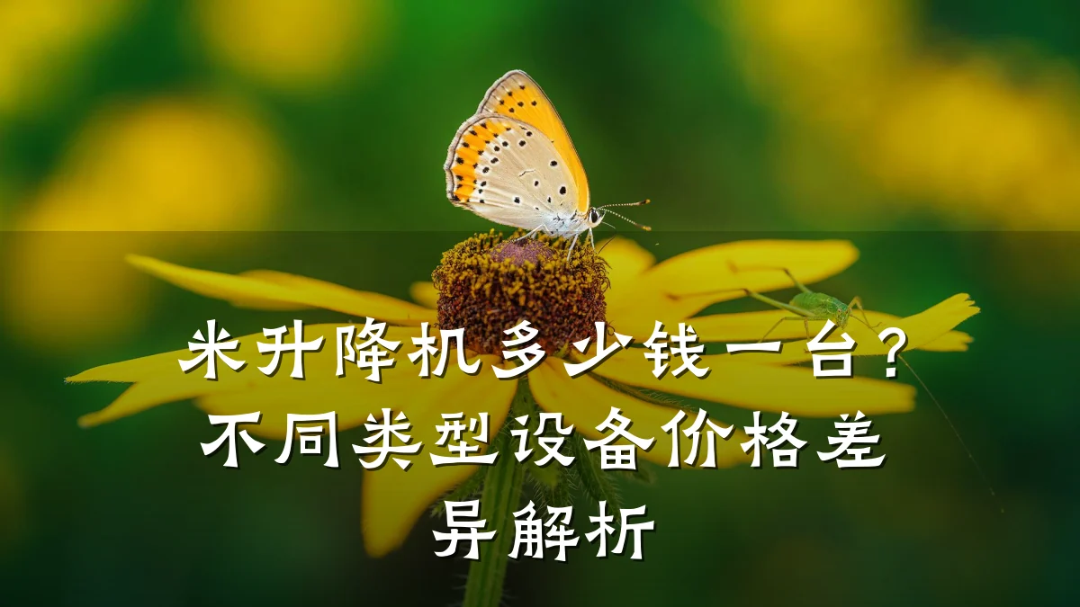 米升降机多少钱一台?不同类型设备价格差异解析