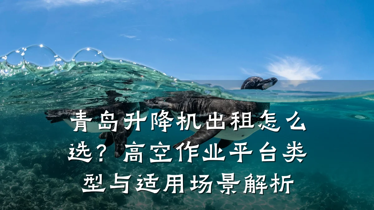 青岛升降机出租怎么选?高空作业平台类型与适用场景解析