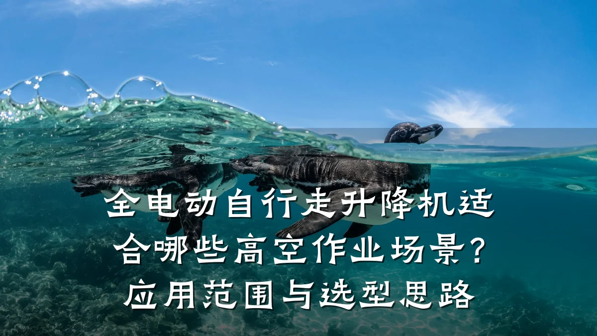 全电动自行走升降机适合哪些高空作业场景?应用范围与选型思路