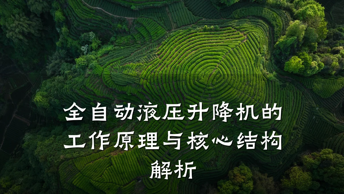 全自动液压升降机的工作原理与核心结构解析
