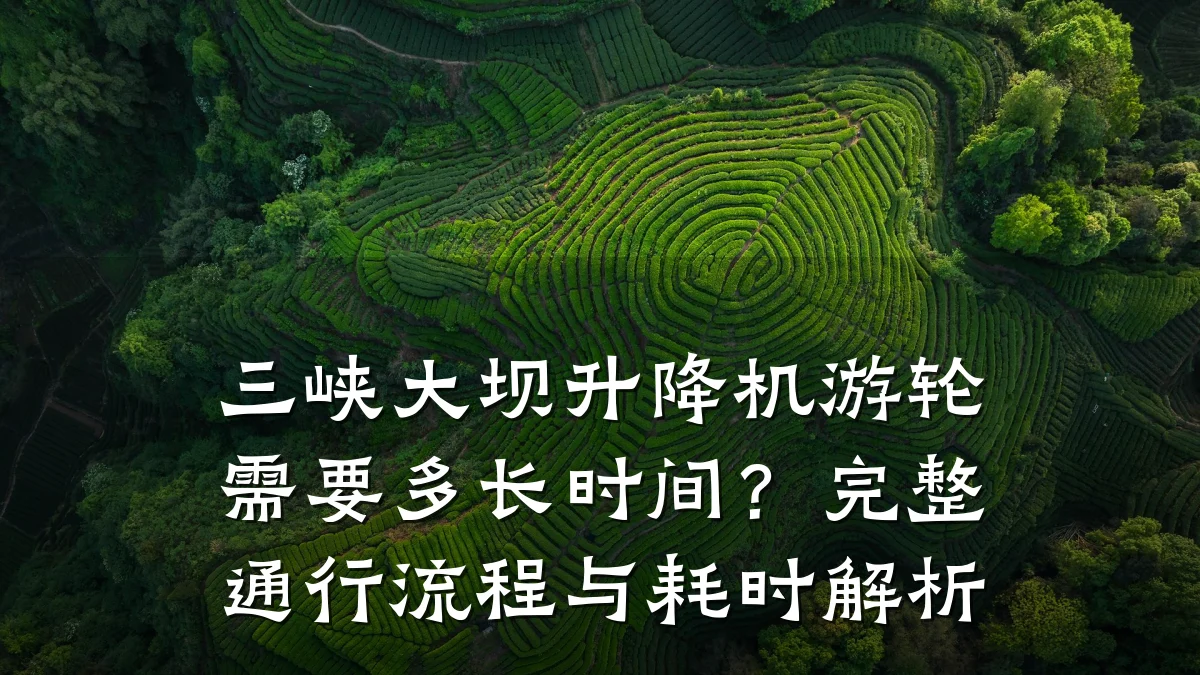 三峡大坝升降机游轮需要多长时间?完整通行流程与耗时解析