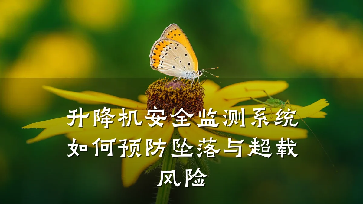 升降机安全监测系统如何预防坠落与超载风险