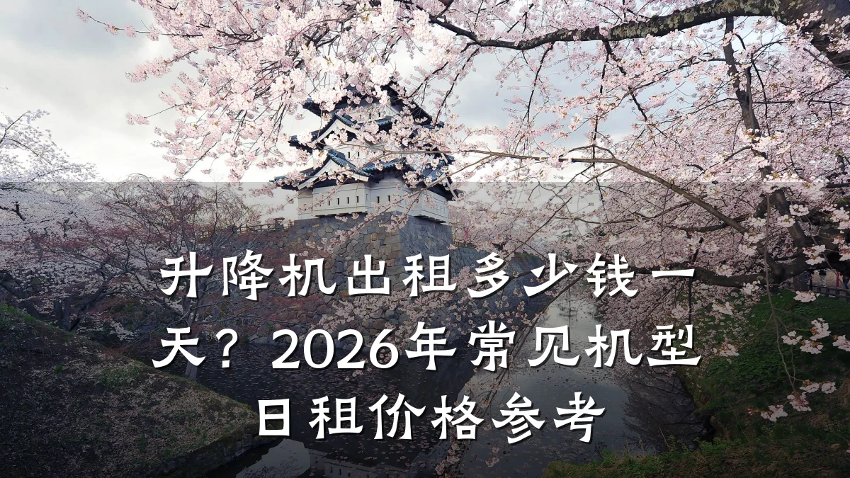 升降机出租多少钱一天?2026年常见机型日租价格参考