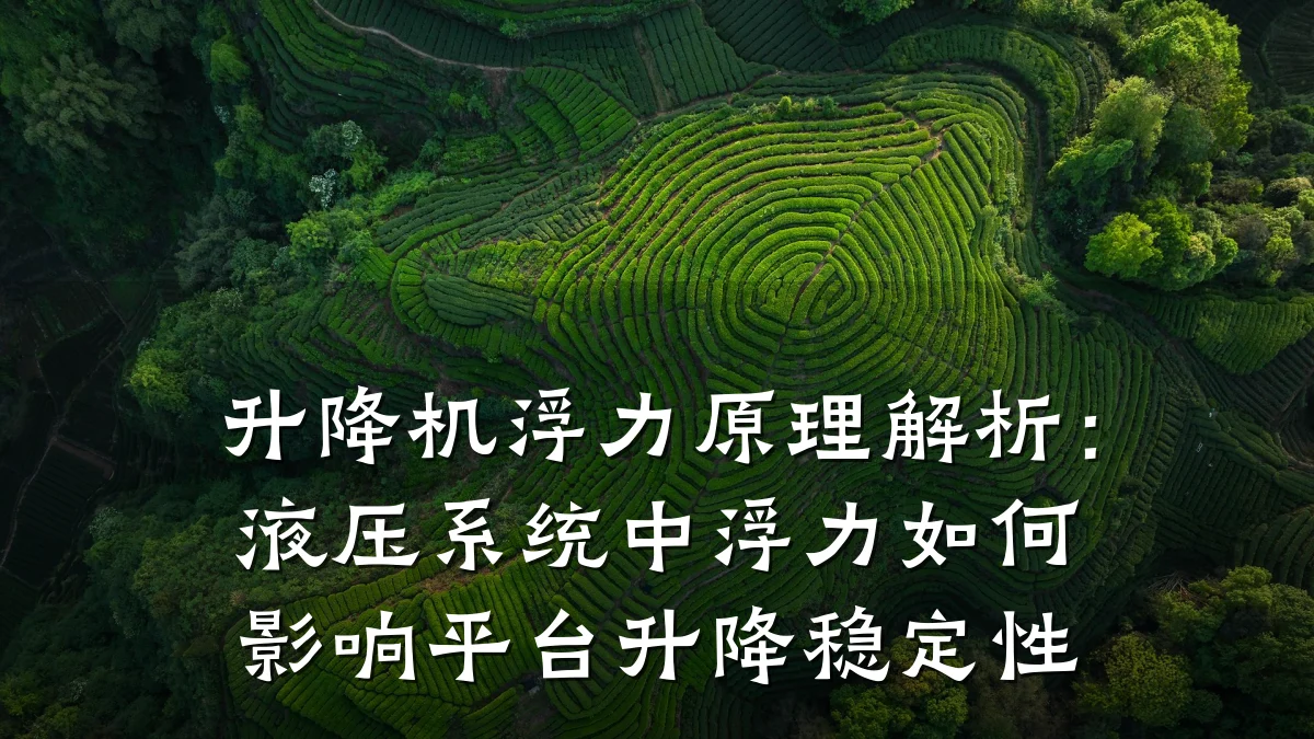 升降机浮力原理解析:液压系统中浮力如何影响平台升降稳定性