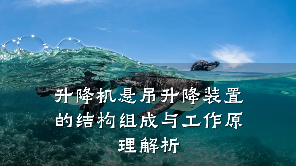 升降机悬吊升降装置的结构组成与工作原理解析