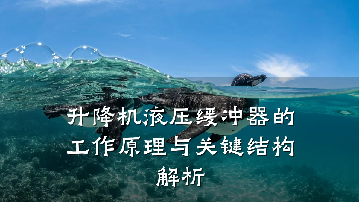 升降机液压缓冲器的工作原理与关键结构解析