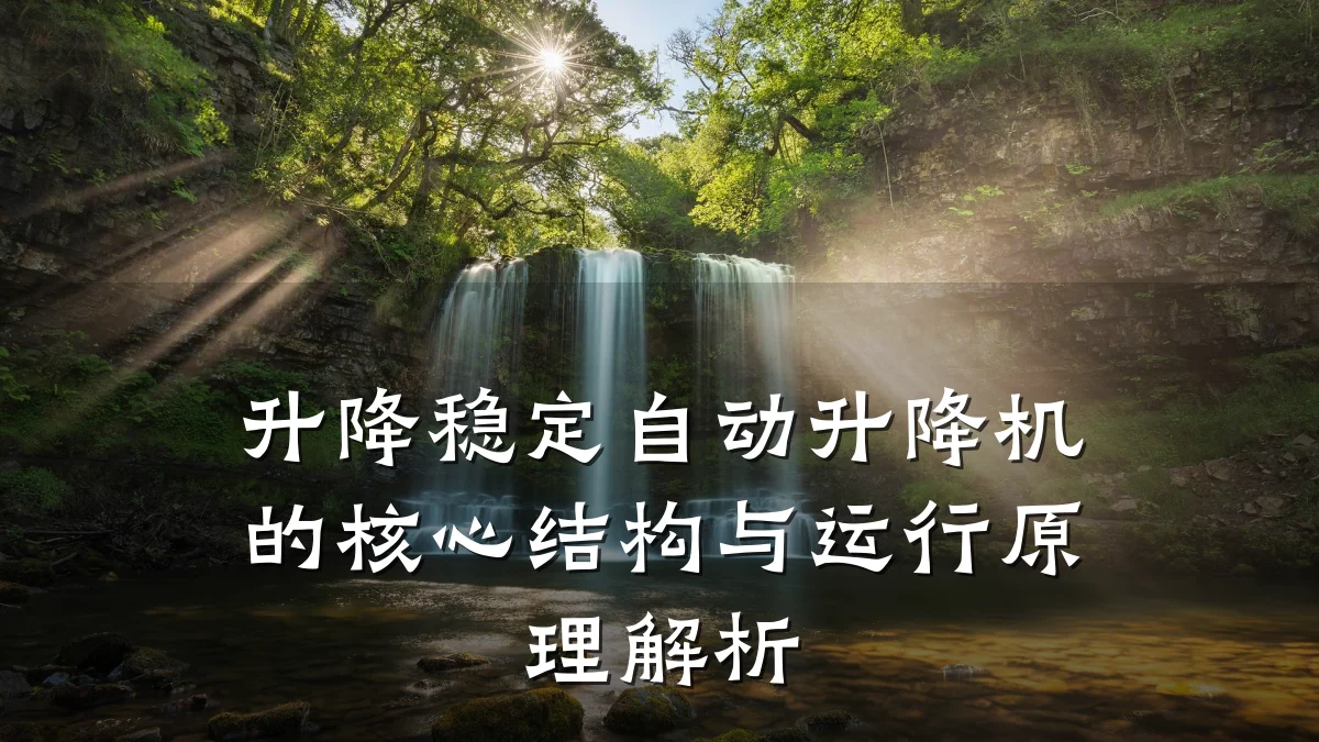 升降稳定自动升降机的核心结构与运行原理解析