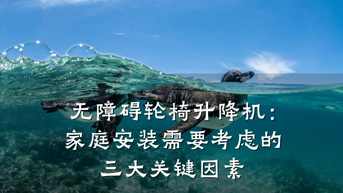 无障碍轮椅升降机：家庭安装需要考虑的三大关键因素