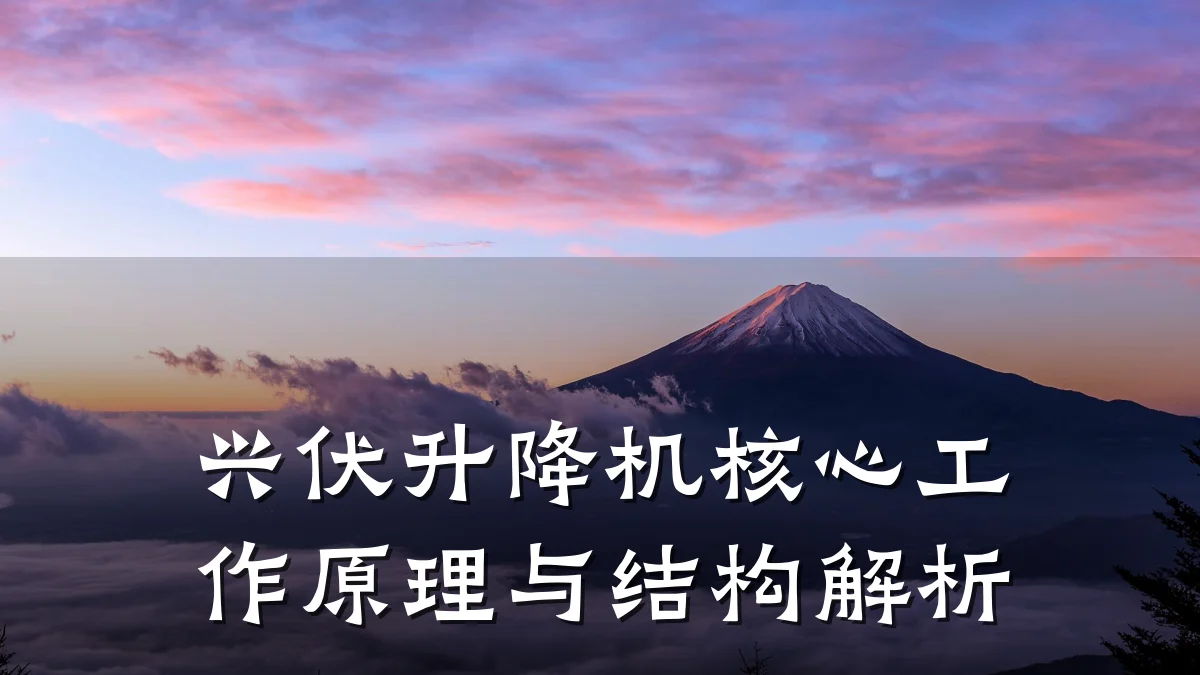 兴伏升降机核心工作原理与结构解析