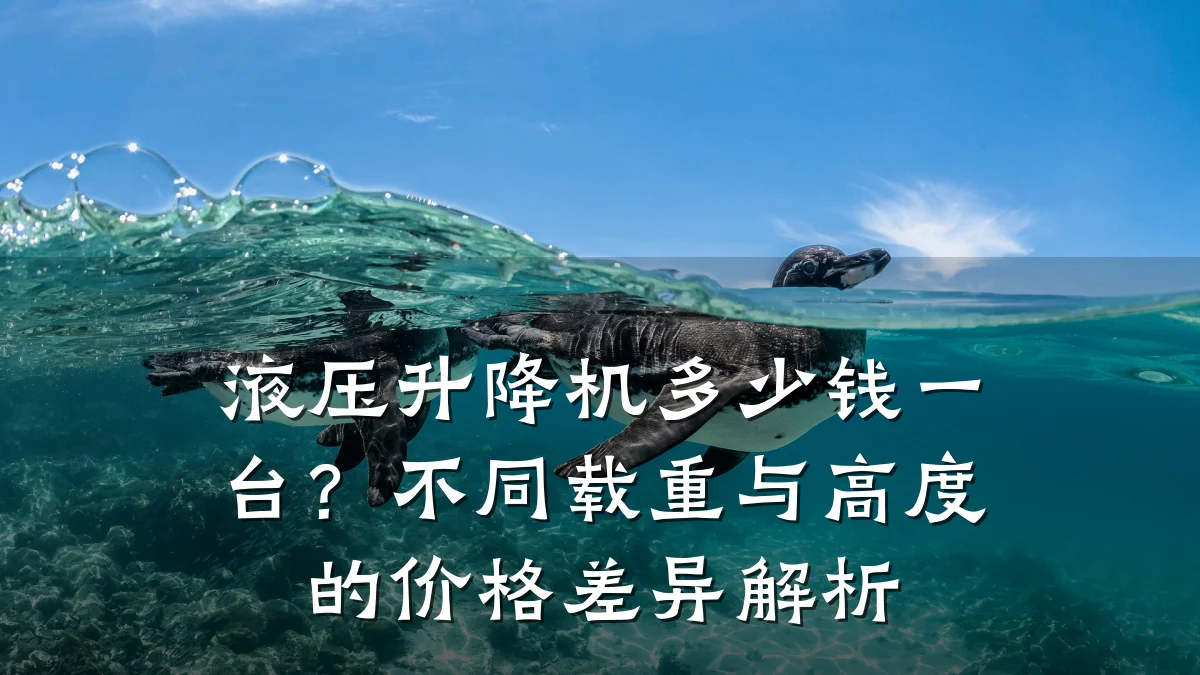 液压升降机多少钱一台?不同载重与高度的价格差异解析