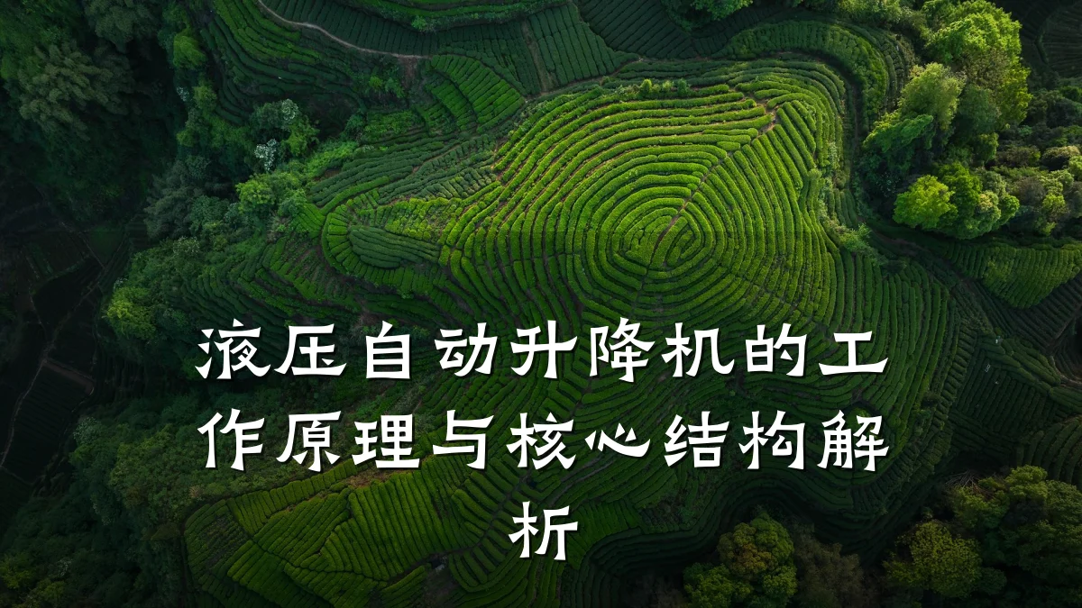 液压自动升降机的工作原理与核心结构解析