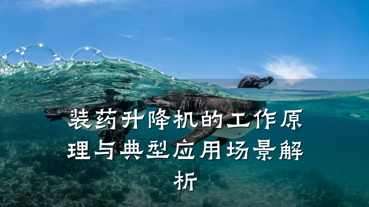 装药升降机的工作原理与典型应用场景解析