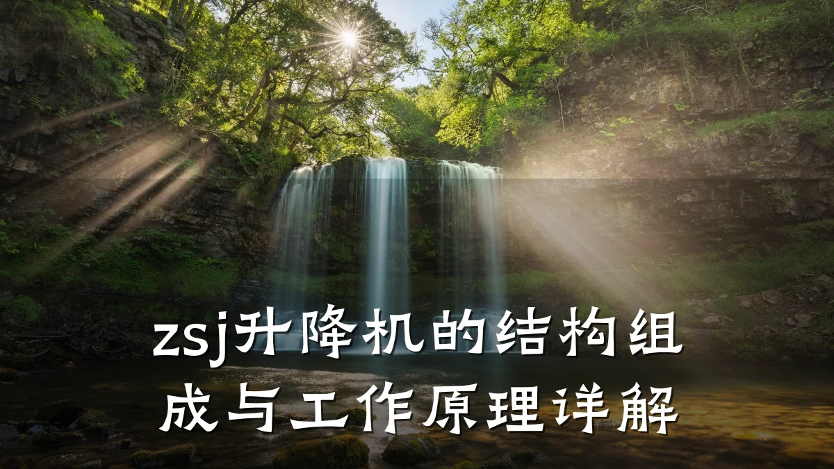 zsj升降机的结构组成与工作原理详解